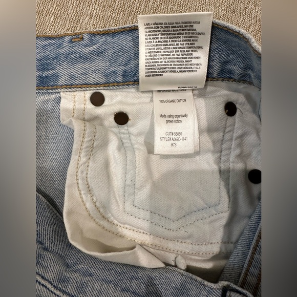 Agolde 90s Mid Rise Loose Fit Slightly Distressed - Picture 7 of 8